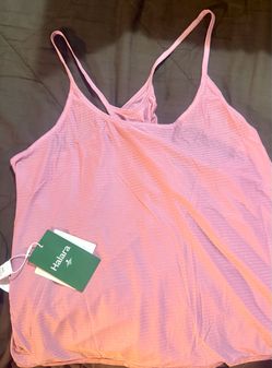 Halara Pink Crisscross-Back Tank Top Size L – NWT