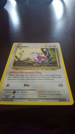Pokemon card Rattata