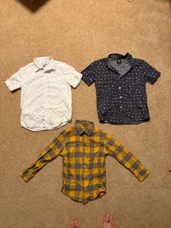 Boys Button-Up Shirts Size 8