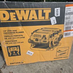 DEWALT
15 Amp Corded 13 in. Heavy-Duty 2-Speed Bench Planer with (3) Knives, In Feed Table and Out Feed Table