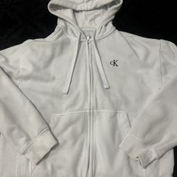 Calvin Klein white sweater 