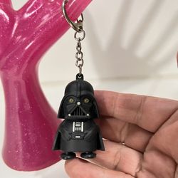 Star Wars Keychain Darth Vadar Flashlight Sounds Light up Eyes Stocking StufferStar Wars Keychain Darth Vadar Flashlight Sounds Light up Eyes Stocking