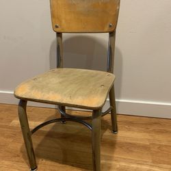 Vintage School Chair