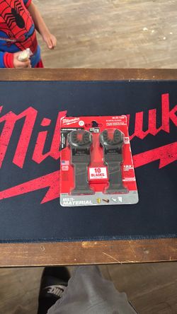 Milwaukee multi tool blades 10 pack metal $100msrp