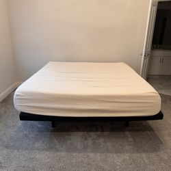 King size Bed Frame And mattress 