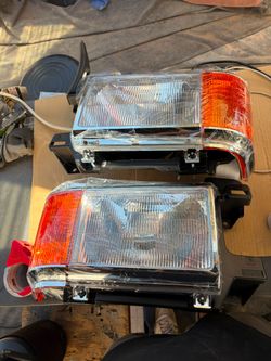 Halogen Headlights Headlamp For Ford Bronco F150 87-91