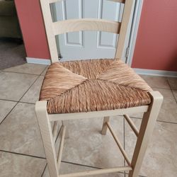 Wood Counter Stools  Set Of 2