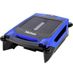 Nichro Robotic Pool Skimmer with 2 Cleaning Modes, Solar Powered & Rechargeable Battery,