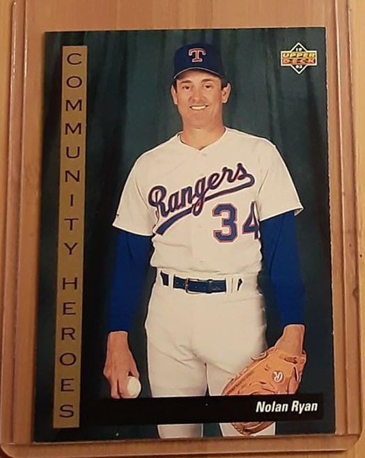 Vintage Nolan Ryan Collector's Card - VGC Ships in Protective Plastic Sleeve