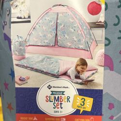 Kids sleeping bag set