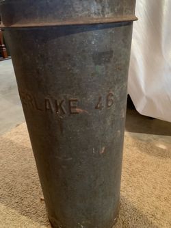 Cloverlake #46 Dairy Metal Cylinder Cream Canister