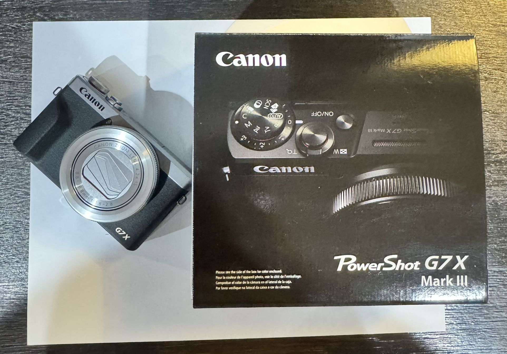 Canon G7X Mark 3 Silver (Mark iii)
