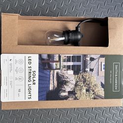 Target/10 lights/Solar LED string Lights