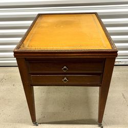 Vintage Solid Wood Side Table