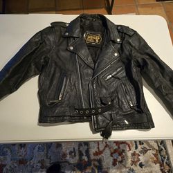 Kids Genuine Leather Jacket