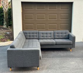 🛋️ Sofa/Couch Sectional - Ikea - Gray - Delivery Available 🚛