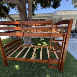 Twin Bunk Bed  semi-new Only Frame