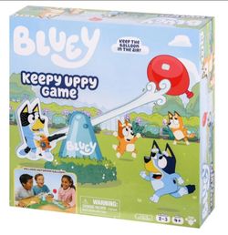Bluey Keepy Uppy Game, Motorized Toddler Game with Bingo