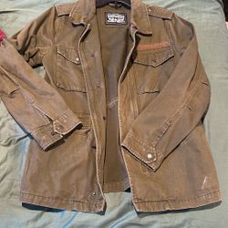 Levi’s Men’s Military Utility Jacket – Olive Green