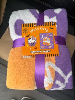 Brand new hello kitty Halloween blanket