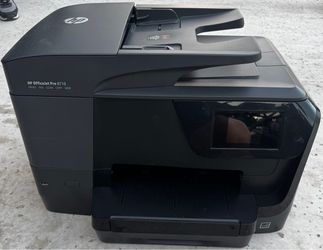 Black Inkjet Printer with Paper Tray