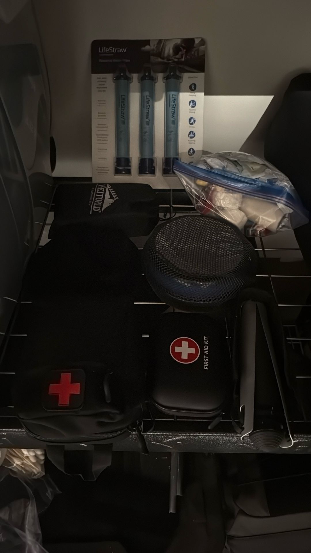 First Aid Kits, Camping ⛺️ Pans Kits, Survival Kit, Life Straws