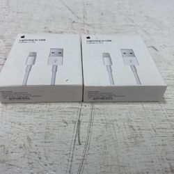 2 Genuine 1m Usb To Lighting Cables