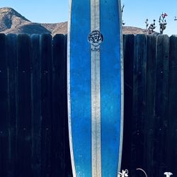 Pristine  10’ 2” Clyde Beatty Long Board / Surf Board