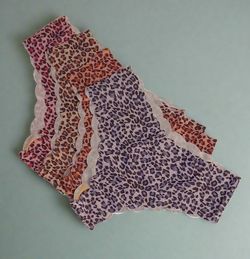 Women's Seamless Leopard Print Panties