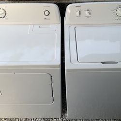 Admiral  Washer And Amana Dryer Set White Working Perfectly Fine Kenmore 
