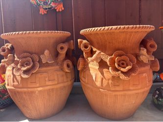 Macetas de Talavera y Decoraciónes,diferentes diseños y diferentes $$precios .