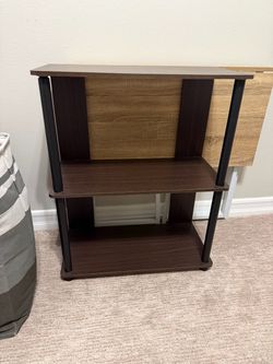 3-Tier Espresso Storage Shelf / Printer Stand - Like New