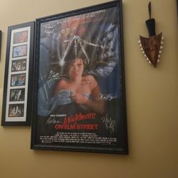 Nightmare On Elm Street Signed Poster