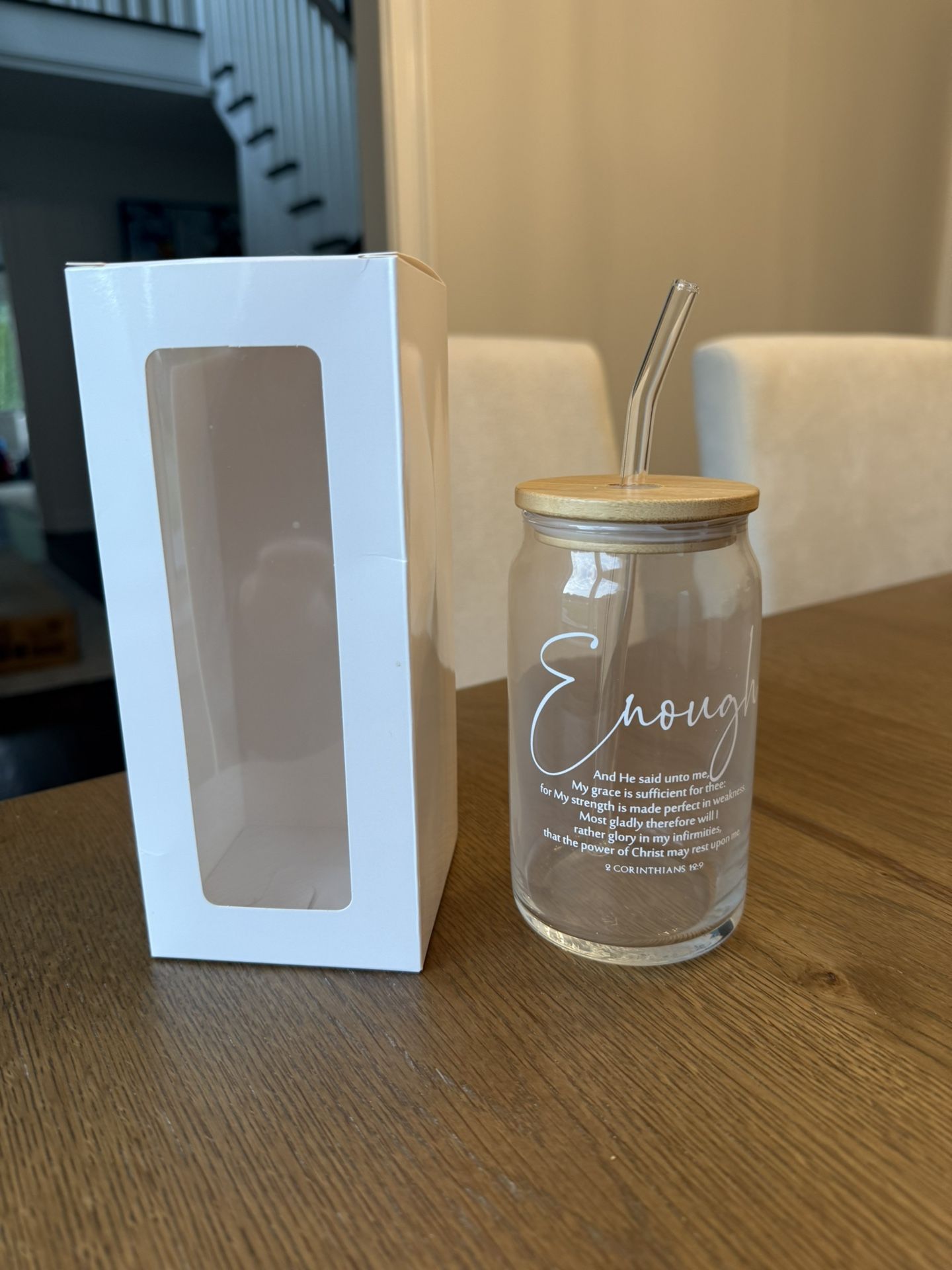 Glass With Straw 