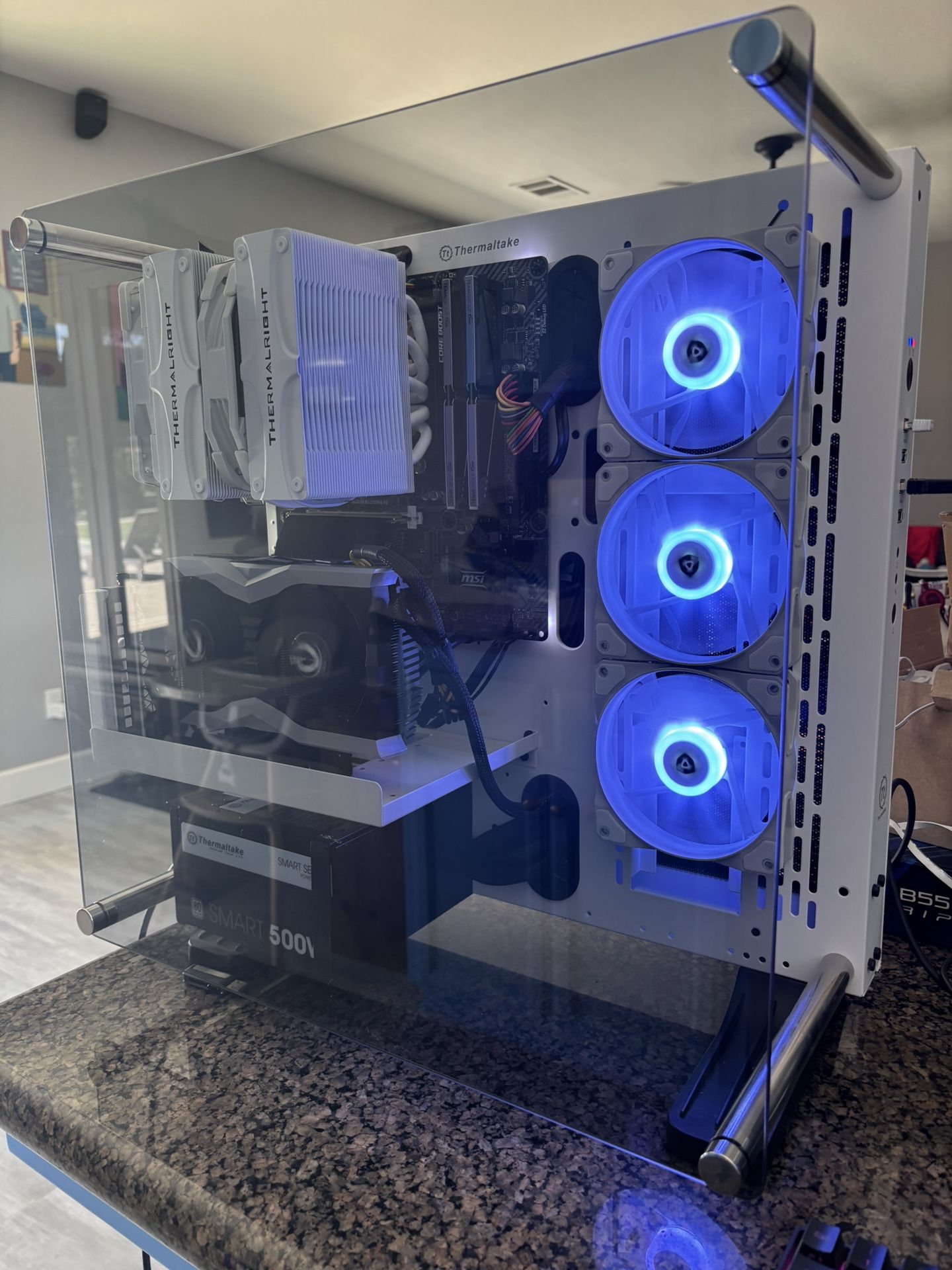 Thermaltake Case, PSU, 2 TB HDD And Fans