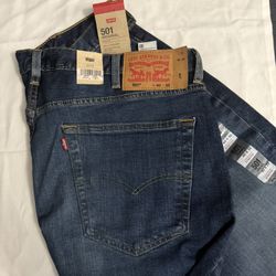 Levi’s 501 Original Men Jeans 40x32  NWT 