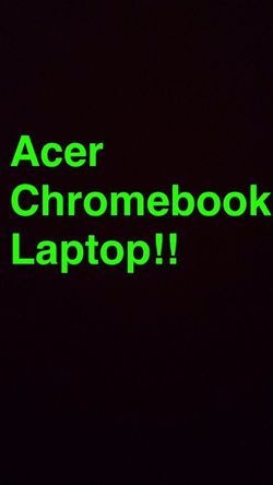 Acer Chromebook Laptop