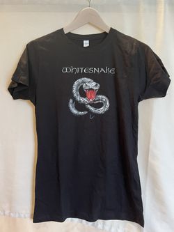 White Snake Band ladies XL t-shirt.