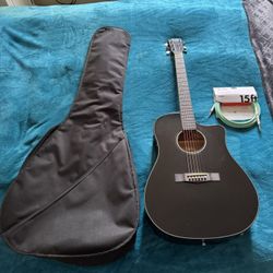 Fender CD-60SCE Dreadnought Acoustic-Electric Guitar Black