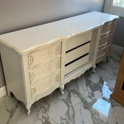 Four Piece French Provincial Solid Wood Bedroom Set
