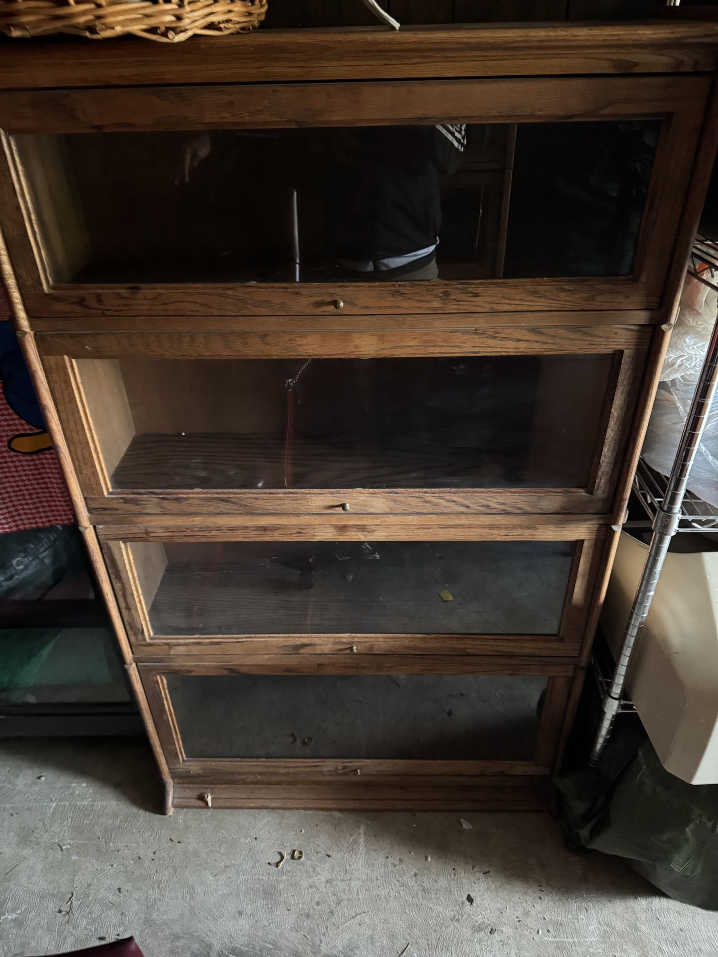 Barrister cabinet Lawyer Book Shelf Glass Book Shelf