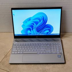 HP Pavilion Laptop, 15.6" Touchscreen, Intel Core i5(8th Gen),B&O Sound ,SSD,USB-C ,Windows 11  Great Condition -Gold