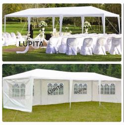 10' x 30' Large Canopy Waterproof Party Tent Outdoor Tent 8 Sides White, Outdoor Event Carpa For Sale