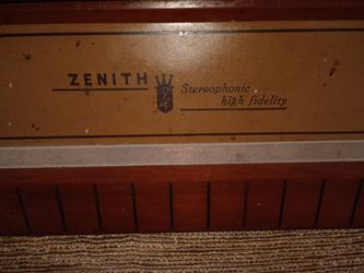 1960 vintage zenith stereophonic console