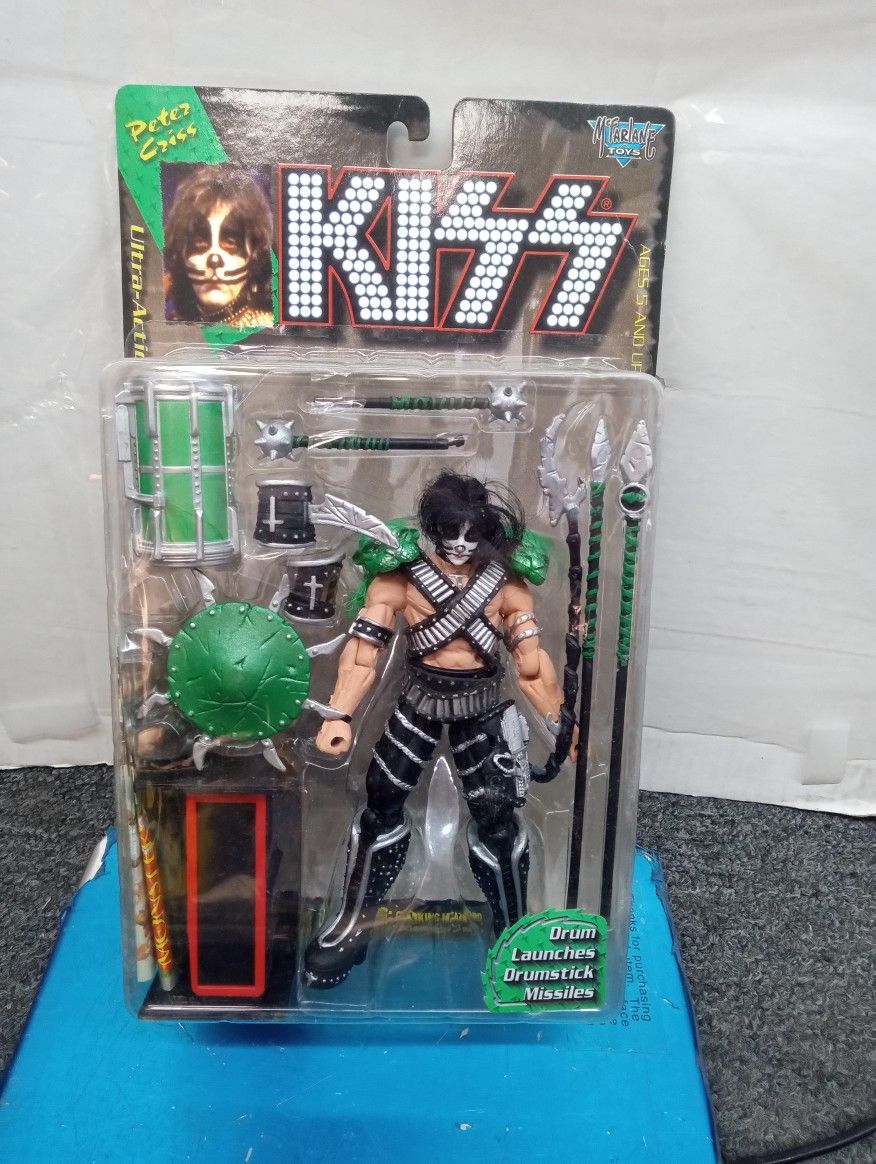 KISS Peter Criss Ultra-Action Figure 1997 McFarlane Toys #50104