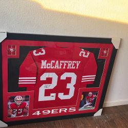 Christian Mccaffrey Signed Jersey 