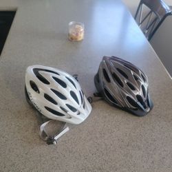 Two Adult Bicycle Helmets. Giro And Schwinn. Must Buy Both For 40