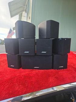 5 Bose Double Dual Cube Direct Reflect Speakers Lifestyle Acoustimass Surround