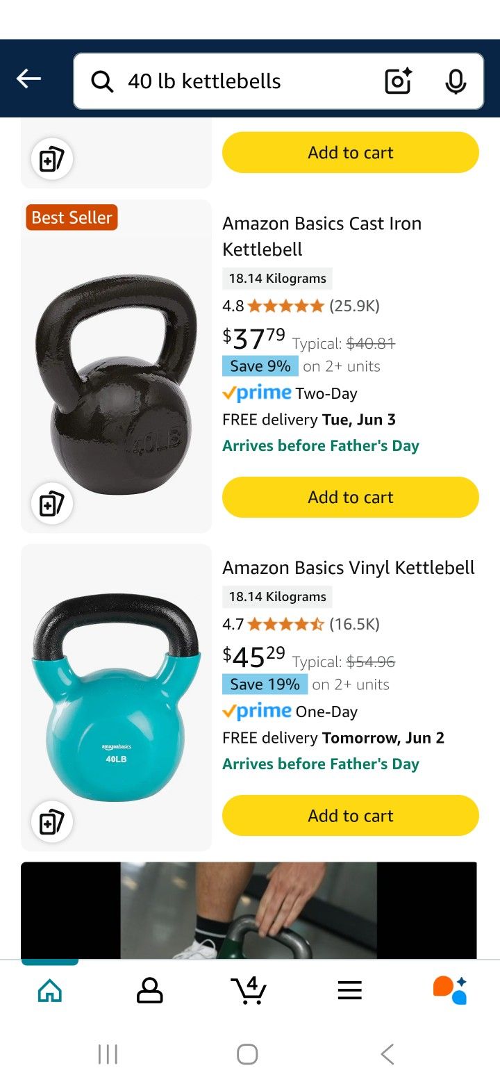40lb Kettle Bell