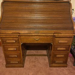 Antique rolltop desk